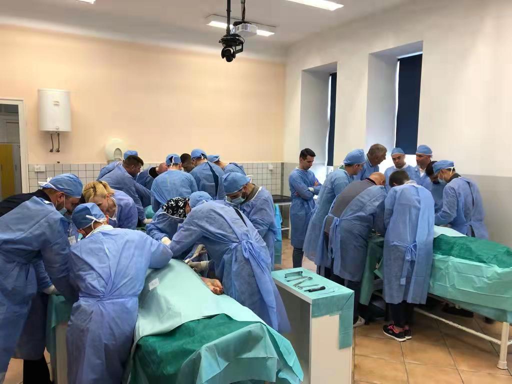 Академическая деятельность экспериментального класса трупов, проводимая Double Medical в Хорватии, была успешно завершена
