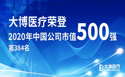 Double Medical вошла в топ-500 компаний Китая по рыночной капитализации 2020!
